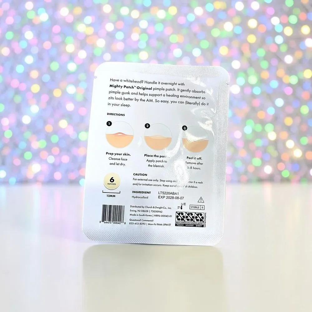 HERO COSMETICS Mighty Patch The Original Acne Pimple Patches 6 Ct NIP